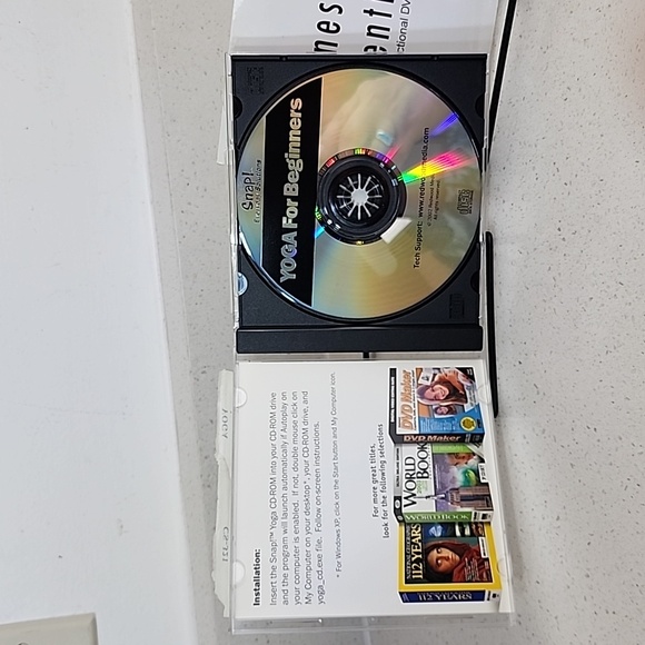 2 DVDs Yoga for Beginners and NEW sealed Exercise ball Instructional DVD - Picture 3 of 5